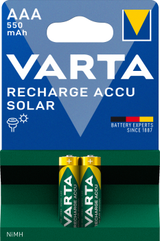Varta Accu AAA Solar 550mAh 2er Blister